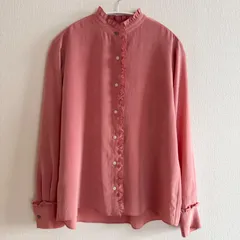 Paul Smith トリアセテートスタンドカラーブラウス