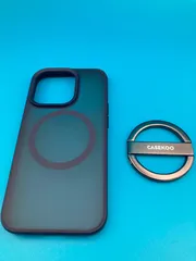 CASEKOO iPhone14Pro対応 MagSafe対応 リング付きスマホケース パープル