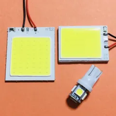 スズキ ソリオ ハイブリッド MA36S MA46S 超爆光 T10 LED ルームランプ COB 全面発光 3個セット ホワイト 車用品