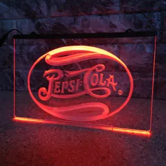 No.NE111 ペプシコーラ PEPSI LED ネオン 看板 サイン ライト ランプ 照明 BAR