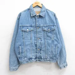 XL/古着 ギャップ GAP 長袖 ジージャン メンズ 00s 紺 ネイビー デニム 25oct21 中古 アウター Gジャン ジャケット