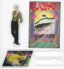 【中古】アクリルスタンド・アクリルパネル 三ツ谷隆 レトロサインモチーフ ジオラマアクリルスタンド 「東京リベンジャーズ×文房具カフェ」