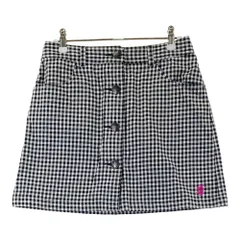 サイズ：M ADMIRAL アドミラル  スカート ギンガムチェック柄 ブラック系 [240101370206]# ゴルフウェア レディース ストスト