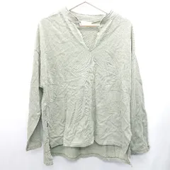 ◇ BEAUTY&YOUTH ビューティ&ユース UNITED ARROWS コットン100% 長袖 パーカー サイズM カーキ系 レディース E  【1408220026463】