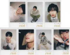 【中古】キャラカード なにわ男子 メンバー同士で撮り合いっこ! チェキ風クリアソロカード(メンバーソロ7種セット) 「CD I Wish 通常盤」 先着購入特典