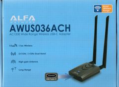 ALFA AWUS036ACHM無線LAN USBアダプター ac/a/b/g/nWindowds Kali