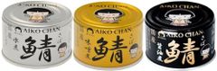 伊藤食品 あいこちゃん 金の鯖味噌煮・銀の鯖水煮・黒の鯖醤油煮 さば缶 150g 3種各8個セット[24缶セット]【登録6372067】TSUGARU FARMオリジナルパッケージ