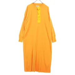 BEAMS BOY ビームスボーイ 長袖 ロングワンピース オレンジ レディース 古着