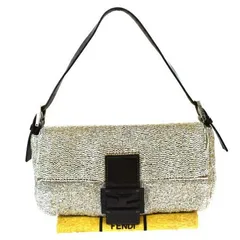 ⭐️入手困難 FENDI マンマバケット ビーズ スパンコール FF レザー ⭐️入手困難 FENDI マンマバケット ビーズ スパンコール FF
