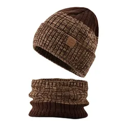 【在庫セール】男女兼用 アウトドア キャンプ 通学 通勤 バイク 自転車 スノボー スキー 冬 冬 ニット帽子 おしゃれ 防寒保温 柔らかい 裏起毛 厚手 ふわふわ 暖かい 帽子 ニット 防寒 レディース メンズ セット ネックウォーマー ニット帽 CUBAT