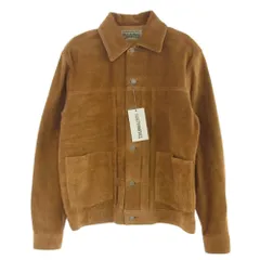 最安！定価￥121000新品ワコマリアスエードトラッカージャケットGLAY/L WACKO MARIA - ワコマリア 21FW スエード レザー トラッカー