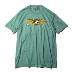 ANTI HERO CLASSIC EAGLE PREMIUM TEE GREEN アンタイヒーロー スケボー スケートボード