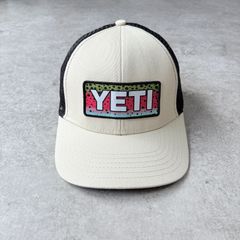 YETI Trout Logo Patch Traker Cap イエティ トラウト ロゴ トラッカーキャップ メッシュキャップ メッシュCAP