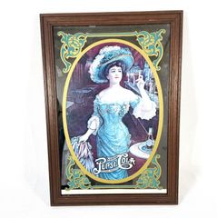 70s PEPSI COLA Pub Mirror　ペプシコーラ　パブミラー　70年代　アンティーク　ヴィンテージ　アメトイ