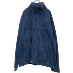 Champion ジップアップ フリースジャケット XL ブルーグレー チャンピオン ビッグサイズ アウトドア 古着卸 アメリカ仕入 a609-5788