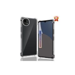 対応 AQUOS Wish4 ケース ソフト クリア TPU カバー 【米軍MIL規格】 wish4 用 カバー 保護ケース 柔らかいTPU 薄型 透明 耐黄変 耐衝撃 PC背面 傷つけ防止 四隅滑り止 レンズ保護 ワイヤレス充電対応 アローズ 対応 Aquo