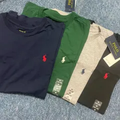 ポロ Ralph Lauren(ラルフローレン) コットン ジャージ クルーネック Tシャツ ボーイズ m サイズ