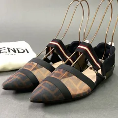 FENDI ズッカ ミュール FENDI - 未使用 フェンディ ズッカ柄 FF柄 ミュール サンダル