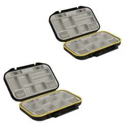 11*7.5*3cm 2個セット Goture ルアーケース 仕分け 釣りケース シンカー ホック タックルボックス 小型 防水性能 エギケース 掛け小物入れ11*7.5*3cm 2個セット