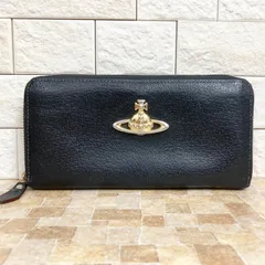 Vivian Westwood ヴィヴィアンウエストウッド  長財布 ブラック 黒 オーブロゴ シンプル