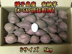 【本場種子島産】安納芋紅Sサイズ　5キロ【ねっとり！完熟！】