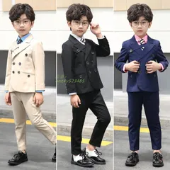 。300円OFFクーポン 。 男の子 スーツ 小学生 キッズ 卒業式 発表会 4点セット 子供服 男児 子供スーツ 入学式スーツ 結婚式 入園式 フォーマルスーツ ant4y523485