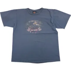 古着 90年代 ハーレーダビッドソン Harley-Davidson 鷲柄 イーグル柄 バックプリント モーターサイクル バイクTシャツ USA製/eaa538912