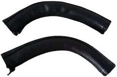 Cat Hand(キャット ハンド) ベビーカー ハンドルカバー レザー ベビーカーカバー アームレストカバー 調整可能 汚れ防止 保護 cybex melio サイベックス メリオ イージーS 2枚セット(ブラックレザー)