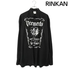【K5】S ヴェトモン オーバーサイズ シャツ ロゴ 楽天市場】ヴェトモン VETEMENTS メンズ トップス シャツ 長袖