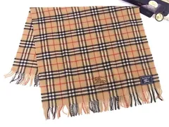 ■新品■未使用■ Burberrys バーバリーズ ノバチェック ウール100% フリンジ ブランケット ひざ掛け レディース ブラウン系 AS7480のサムネイル