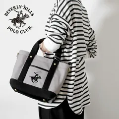 【新品】ビバリーヒルズポロクラブ BEVERLY HILLS POLO CLUB バッグ メンズ 243715 キャンバストートバッグXS ショルダーストラップ付