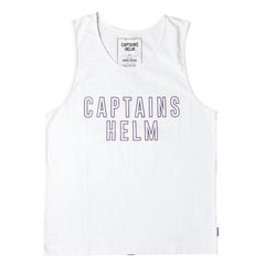 【美品】Captains Helm Tokyo キャプテンズヘルム タンクトップ サイズ:L / 24SS シェルテック タンクトップ (SHELTECH COOL TOUCH + DRY TECH TANK TOP) / ホワイト【メンズ】【中古】