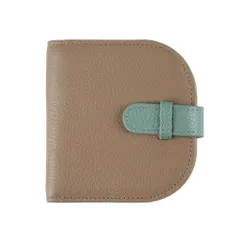 ☆ グレーベージュ/スカイ ☆ LIZDAYS 本革スリム二つ折り財布 LIZDAYS リズデイズ 二つ折り財布 lz-65126 2つ折り財布 財布 二つ折り ミニ財布 コンパクト財布 薄い財布 薄型財布 レディース 革財布 本革 レザー さいふ サイフ