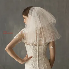 ウエディングベール ホワイト米 ブラック ウェデイングベール ショートベール ミニベール 結婚式 ブライダル 前撮り 披露宴 ハードチュール 二次会 花嫁 ant4y195043