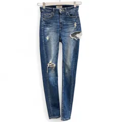GYDA ジェイダ　M/WSIDERIPPEDスキニーデニムパンツ 072312470701-08 日本製 インディゴ size1 レディース ゴーゴー古着マルイ草加店1485