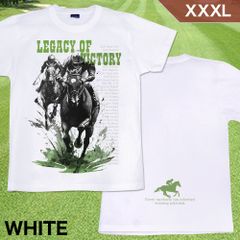 GENJU XXXLサイズ 競馬 凱旋門賞 天皇賞 皐月賞 G1 メンズ ターフ クラシック Tシャツ 半袖 Legacy of victory 