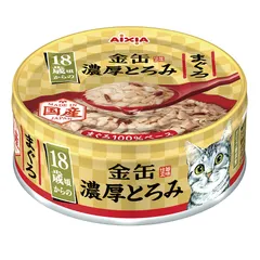 【同梱不可】【6個セット】 アイシア　金缶 濃厚とろみ 18歳頃からのまぐろ70gのサムネイル