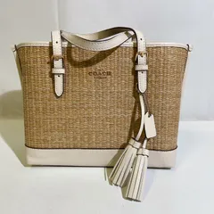 極美品✨COACH コーチ モリー トートバッグ シグネチャー レザー チャーム 楽天市場】コーチ アウトレット トートバッグ モリー トート