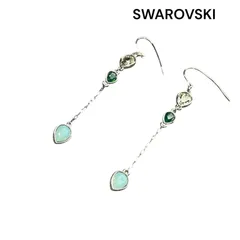 スワロフスキー　SWAROVSKI　揺れる　ロング　ピアス　レディース　S5Q959