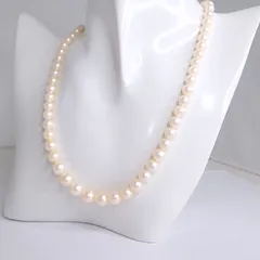 パールネックレス / クリーム系