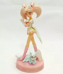 【中古】食玩 トレーディングフィギュア スーパーセーラーちびムーン+ダイアナ 「美少女戦士セーラームーン ドールコレクション NEW～セーラームーン～」