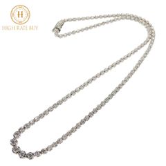 【未使用品】テニスネックレス Pt900 プラチナ ダイヤモンドネックレス 3.00ct  3.0ct 3ct 121石 レディース メンズ アクセサリー ジュエリー 宝石 ダイヤネックレス 無色透明
