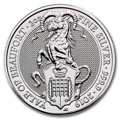 2024 英国 ロイヤルミント セントジョージと竜 2オンス 銀貨 純銀 2oz