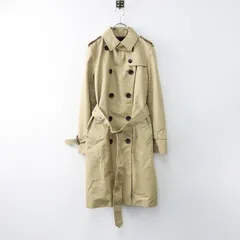 コーチ COACH ダブルブレスト トレンチコート 2/ベージュ 羽織り アウター ロング 長袖 エポレット アウター ベルト付き【2400014074321】のサムネイル