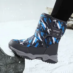 防寒 スノーブーツ キッズ 防水 防滑 ウインター 男の子 女の子 冬 裏ボア キッズ ブーツ 子供 雪遊び 撥水 防寒 防寒靴靴 ブーツ 暖かい 裏起毛 子供用 スノーシューズ ジュニア 雪靴  滑り止め 履きやすい 雪遊び  tangni02