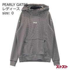 PEARLY GATES パーリーゲイツ プルオーバーパーカー ボーダー 0 - メルカリ