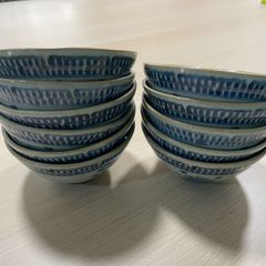 ★未使用品★焼き物 お茶碗 11個セット★