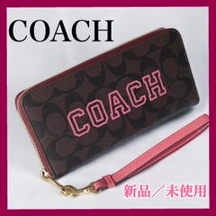 新品/未使用　COACH 長財布 ヴァーシティ モチーフ CB856 ブラウン