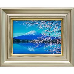 油絵 油彩 油彩画 絵 絵画【龍巌淵の桜】 - メルカリ