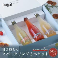 3種のスパークリング飲み比べセット